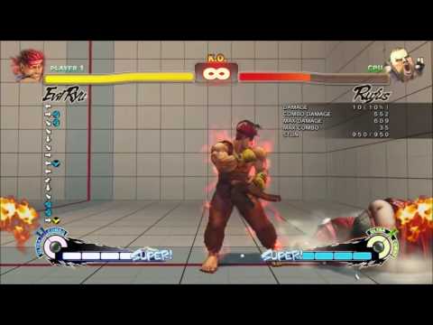USF4 - Evil Ryu Sako Combo 51 HITS - By Erdem