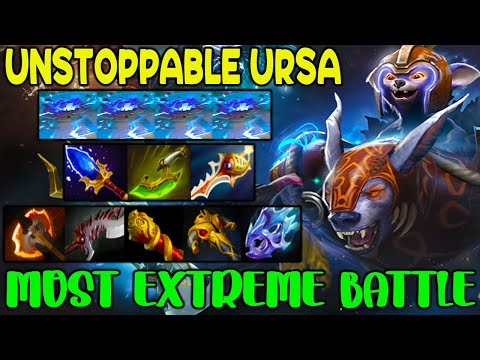 UNSTOPPABLE URSA - MOST EXTREMELY BATTLE - FULL TEAM FIGHT - DOTA 2 GAMEPLAY
