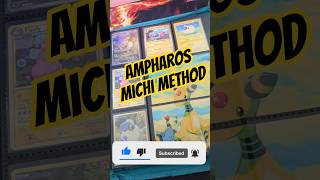 Ampharos Michi Method pages absolutely GLOWING #pokemon #cardslabbing #shorts