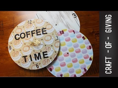 Super simple DIY Clock | Craft of Giving