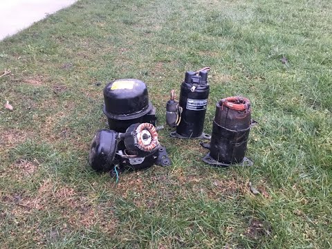 Scrapping compressors for the copper. Here are some tips and tricks to help you!