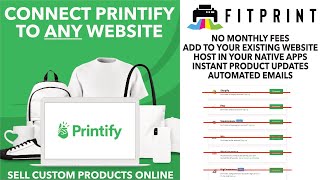 Printify Set Up - How To Start A Print On Demand E-Commerce Online Store Your Own Website - FitPrint