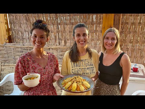 Teaching My WIFE How To Cook MOROCCAN COUSCOUS