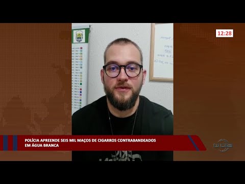 Polícia apreende seis mil maços de cigarros contrabandeados em Água Branca 23 03 2023