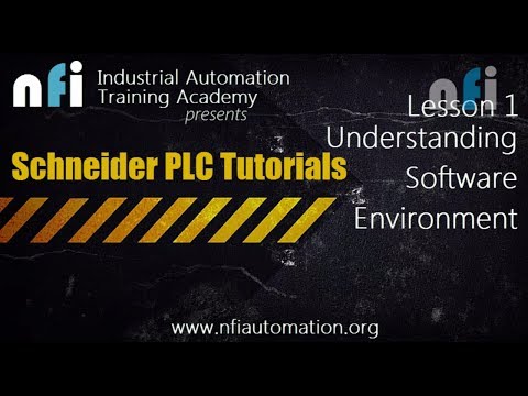 Schneider PLC Lesson 1- Understanding Schneider Software  Environment Video