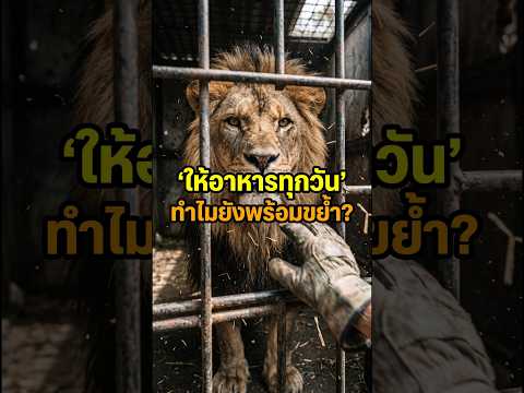 ให้อาหารทุกวัน แต่ทำไมสิงโตยังคิดจะขย้ำ? เบื้องหลังสัตว์เลี้ยงเศรษฐีดูไบ  #สารคดีสัตว์โลก #สิงโต