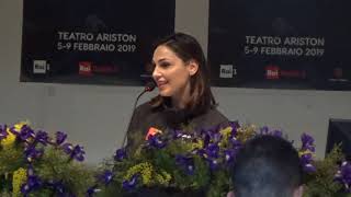 Anna Tatangelo racconta "Le nostre anime di notte" a Sanremo 2019 - Conferenza stampa
