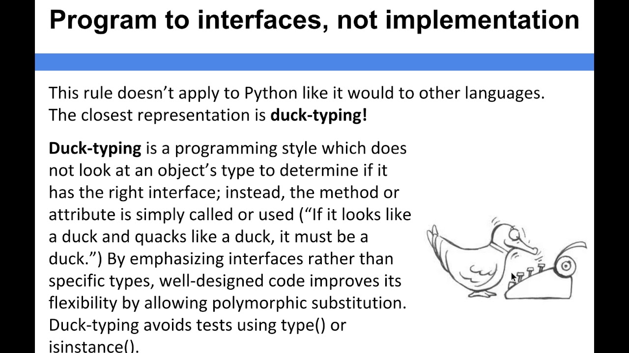 Computer Architecture - Program to interfaces, not implementation