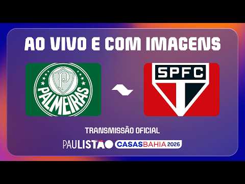 JOGO COMPLETO: PALMEIRAS X SÃO PAULO  | PAULISTÃO CASAS BAHIA