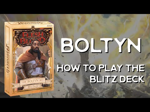 Boltyn - Flesh and Blood Precon Blitz Deck Guide - FABTCG
