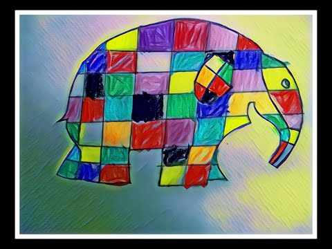 activity to improve Concentration of kids/STEM activity(Elmer the patchwork elephant story inspired)