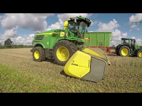 #JohnDeere Häcksler 8600i am GPS Häcklsen 2020 Teil 1 LU Jürgens GbR & John Deere Power Pur  ( 4K )