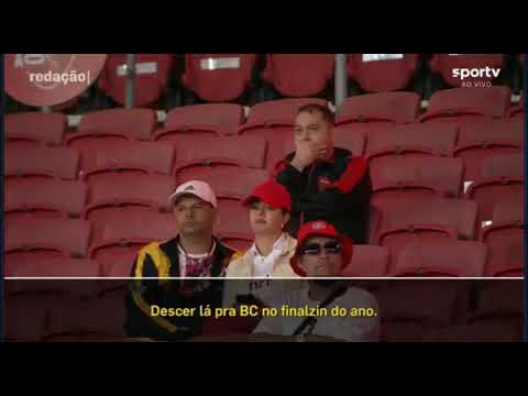 Ontem no jogo entre Internacional e Santos o DJ do Beira-Rio colocou a música: NÓS VAI DESCER PRA BC