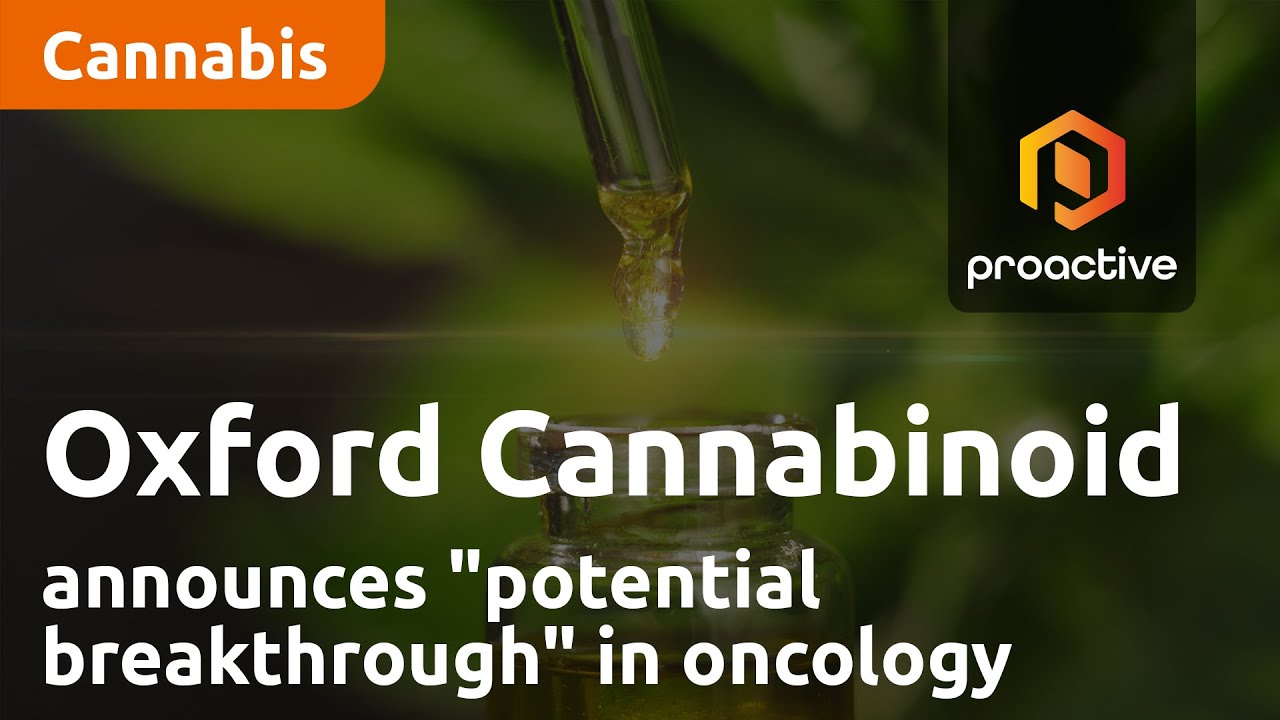 Oxford Cannabinoid Technologies announces "potential breakthrough" in field of oncology