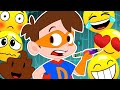 Evil Emojis Vs Drew Pendous Phoney Villains Cool School Cartoons For Kids