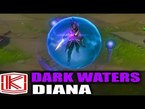 DARK WATERS DIANA SKIN SPOTLIGHT GAMEPLAY - League of Legends