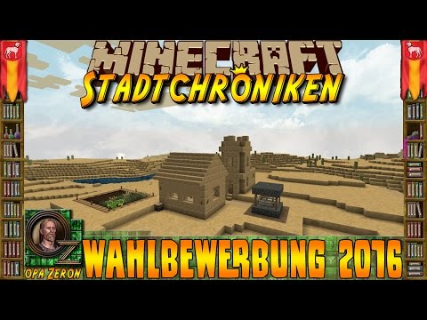 Minecraft -Stadtchroniken- Wahlbewerbung 2016 Dorf Fernweh