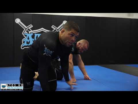 No-Gi Arm bar from closed guard to triangle Choke by BJJ Legend Andre Galvao