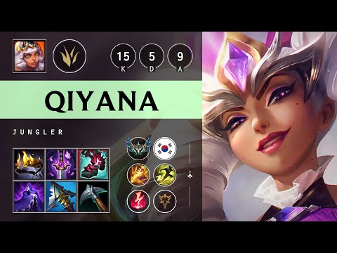 Qiyana Jungle vs Graves - KR Challenger Patch 25.S1.3