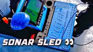 The #1 Best NEW Ice Fishing Product in Years.... 🤯 (Otter Sonar Sled)