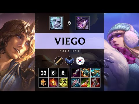 Viego Mid vs Syndra - KR Diamond Patch 25.09