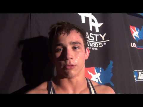 Logan Massa, FILA Junior freestyle champion at 70 kg