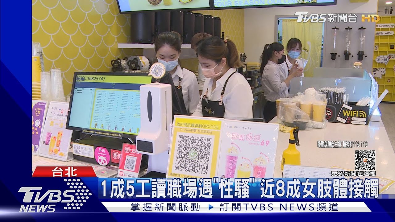 女大生打工遭主管「貼耳」說話、點餐 遭客摸腿