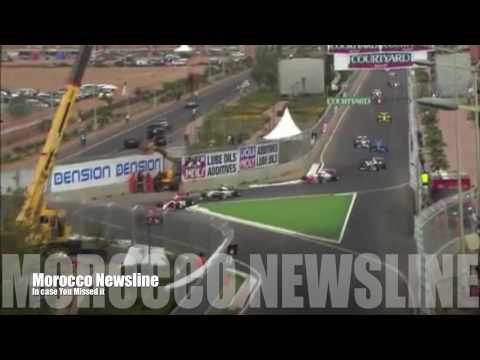 2010  Marrakech Morocco Crash Formula 2 -   Ricardo Teixeira Airborne Crash