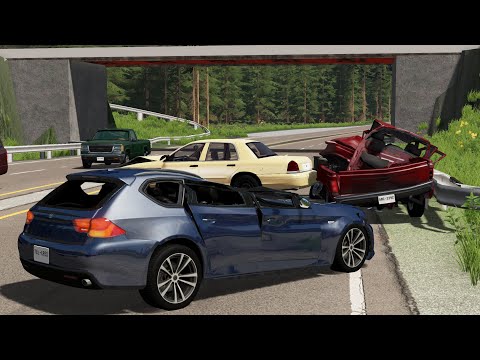 Highway Crashes Compilation #27 - BeamNG.Drive| BeamNGTV