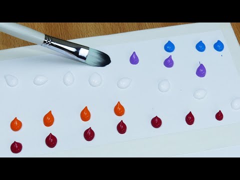 so befriedigend!! nur wenige Anfänger kennen diese Techniken / Einfache Acrylmalerei