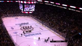 Kanadische Nationalhymne - 1. NHL-Playoff-Spiel Boston Bruins vs. Toronto Maple Leafs