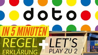 doto - Kartenspiel - Aufbau - Regeln - Anleitung + Let´s Play
