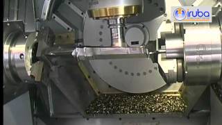 IRUBA Schruppbearbeitung Turbinenschaufel