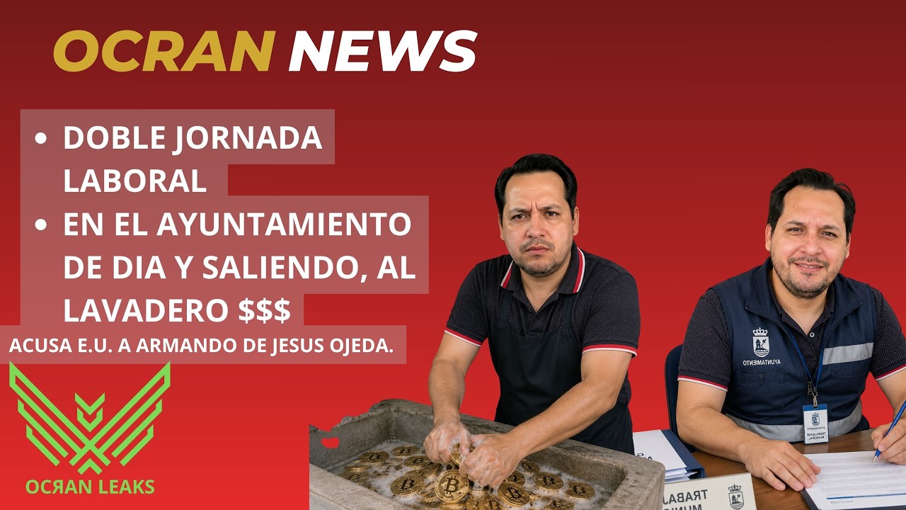 En el Ayuntamiento de dia y Lavado de $$$ de noche ₿