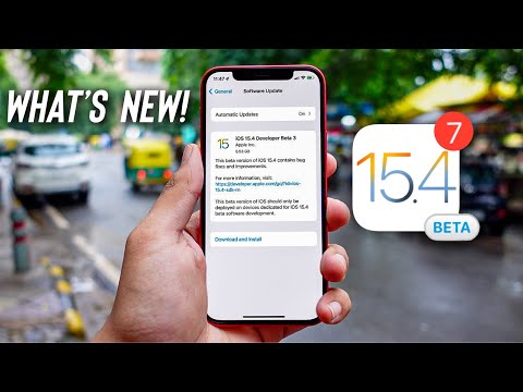 iPhone 12 - iOS 15.4 Beta 3 Released - New Features and Changes