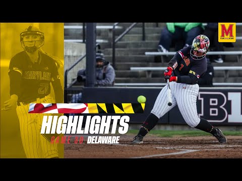 Maryland Softball Highlights | Delaware