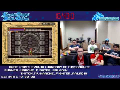 SGDQ :  Castlevania Harmony Of Dissonance (Summer Games Done Quick)