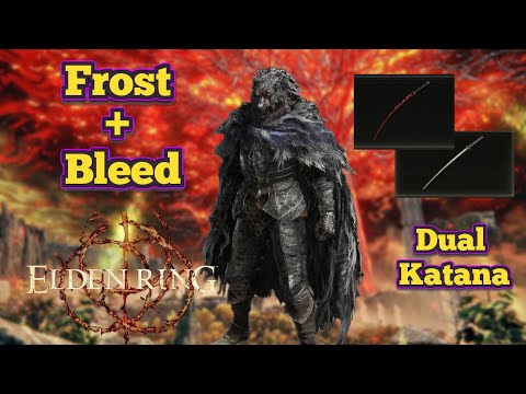 INSANE DAMAGE DLC READY | Dual Katana Bleed & Frost Build | Elden Ring Guide