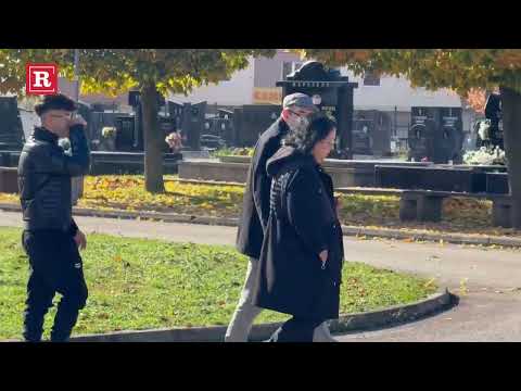 Verica, Danijel Pavlović i njegova majka stigli na sahranu Rajka Šerifovića