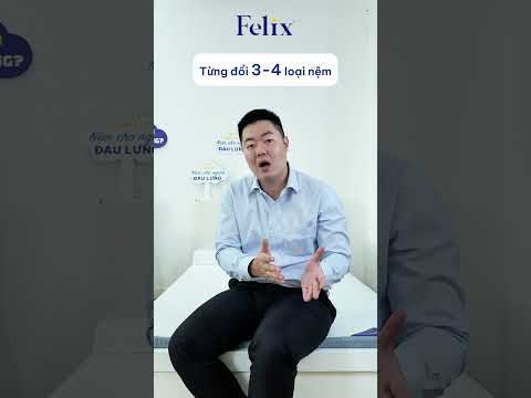 Video Nệm cao su Felix Support - Độ cứng trợ lực (Cấp độ 2) - 5cm