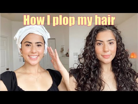 HOW I PLOP MY HAIR | 2b/2c