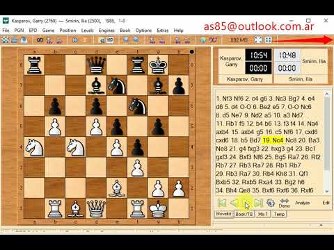 Garry Kasparov and smirin ilia 1988 1 0 672