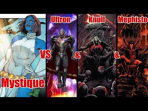 Mystique Vs Infinity Ultron, Knull & Mephisto World Boss Legend Showcase (MFF)