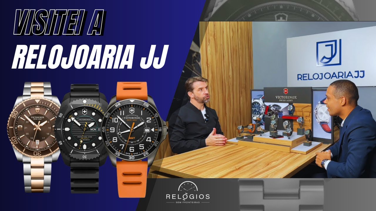 Visitei a JJ Relojoaria! Tudo sobre os Relógios Victorinox!