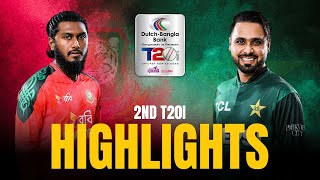 HIGHLIGHTS | Bangladesh vs Pakistan, 2nd T20I | Pakistan tour of Bangladesh, 2025 | T Sports