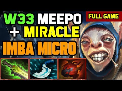 OMG! Miracle and w33 in Same Team Means EASY GAME vs Mind_Control Beastmaster