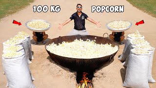 100 Kg Corn = How Much Popcorn ? 🍿