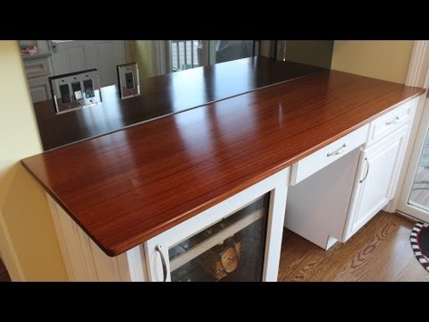 How to Build a Wooden Countertop - Installed by Jon Peters
