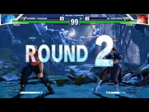 Street Fighter V Capcom Cup 2016   Day 1 Youdeal Yukaton VS EG Ricki Ortiz