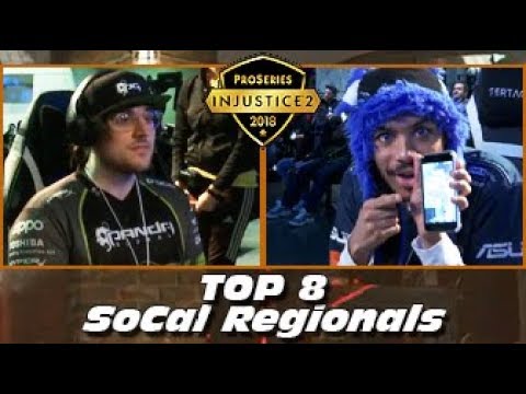 Injustice 2 - SCR 2018 - TOP 8 feat. SonicFox, HoneyBee, Hayatei